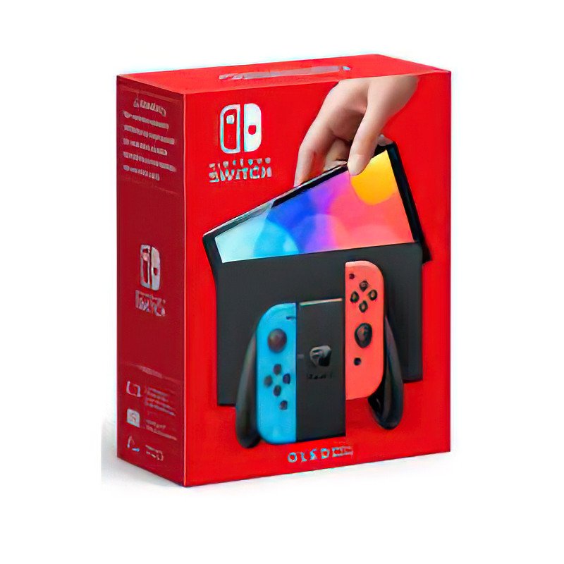 Consola Nintendo Switch OLED Edition - Azul Neon Rojo Neon Consola Nintendo Switch OLED Edition - Azul Neon Rojo Neon