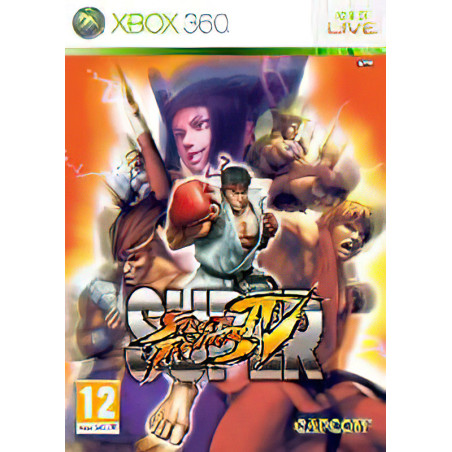 Videojuego Super Street Fighter IV para X-BOX 360 | RetroPlayZone