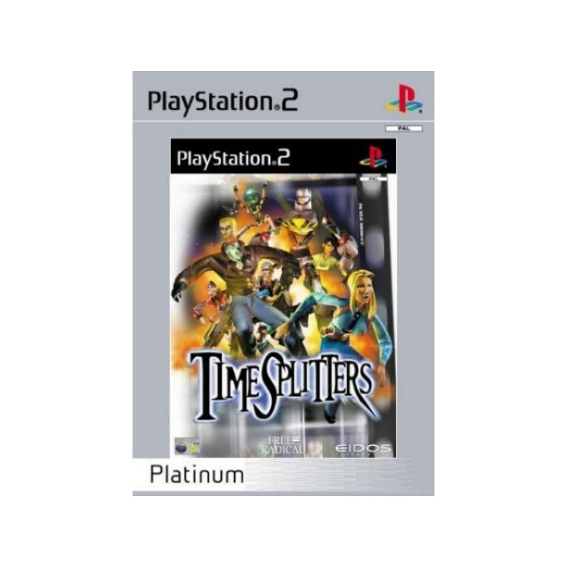 TIME SPLITTERS PLAT SIN MANUAL - PS2 TIME SPLITTERS PLAT SIN MANUAL - PS2