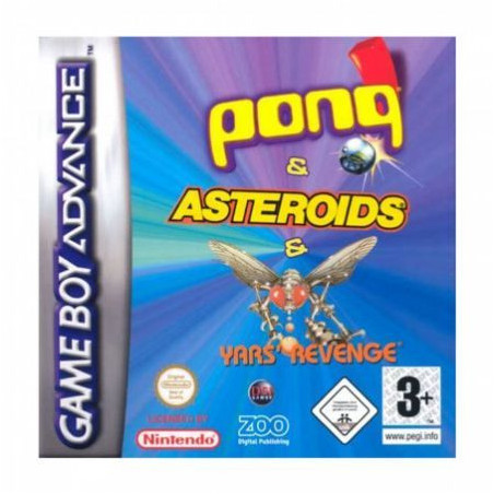 Videojuego Ponq & Asteroids & Yars Revenge para GB Advance