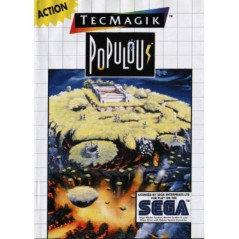 Videojuego Populous para Master System - Estrategia Épica