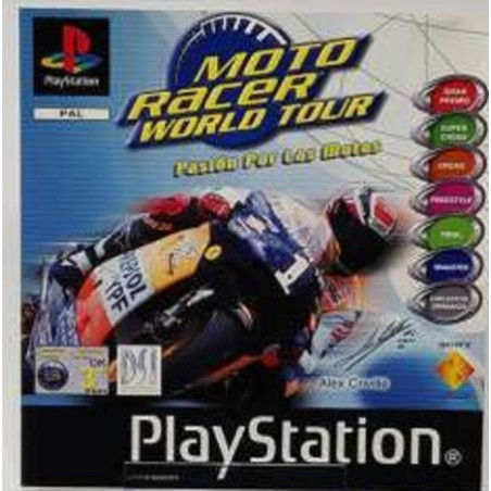 Videojuego Moto Racer World Tour Pasión por las motos para Playstation 1 | RetroPlayZone