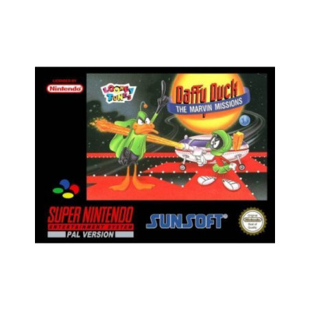 Videojuego Daffy Duck The Marvin Missions para Super Nintendo