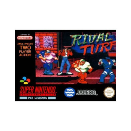 Videojuego Rival Turf para Super Nintendo