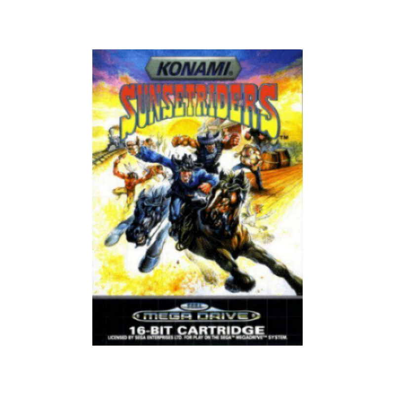 Sunset Riders (sin manual) - Mega Drive