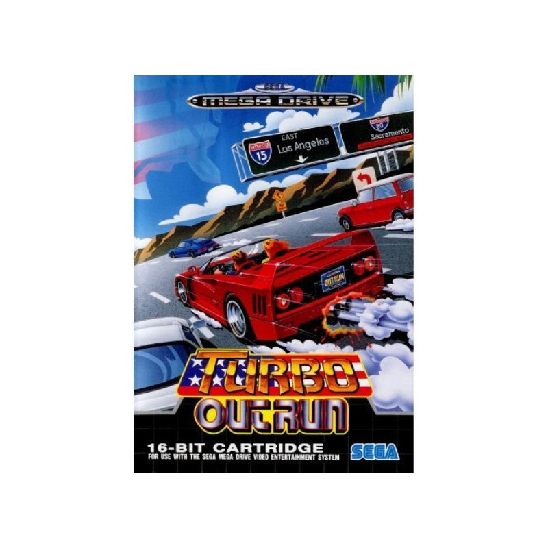 Turbo Outrun (sin manual) - Mega Drive Turbo Outrun (sin manual) - Mega Drive