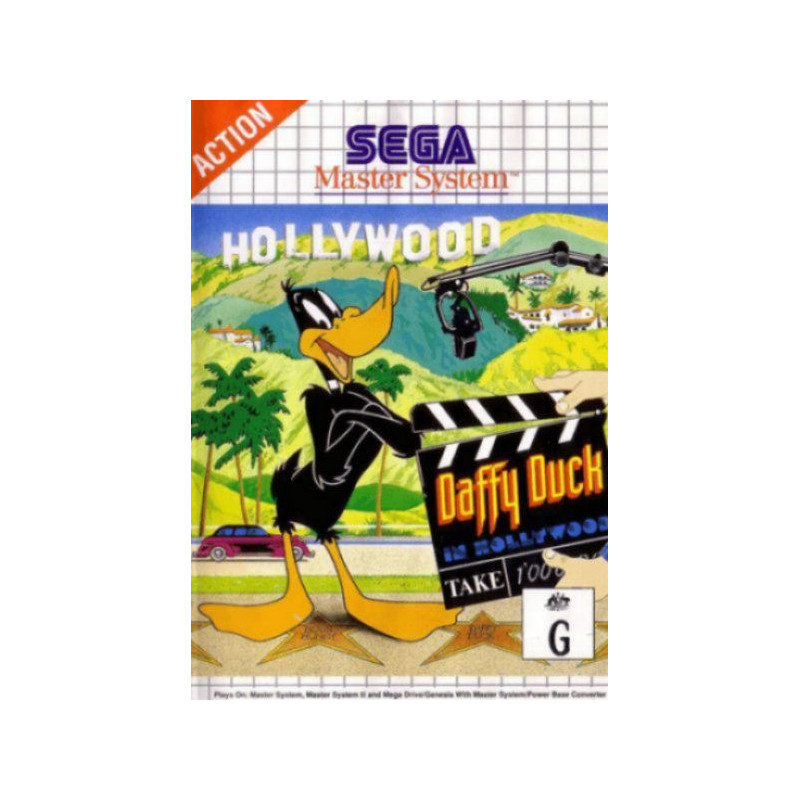 Daffy Duck in Hollywood - Master System Daffy Duck in Hollywood - Master System