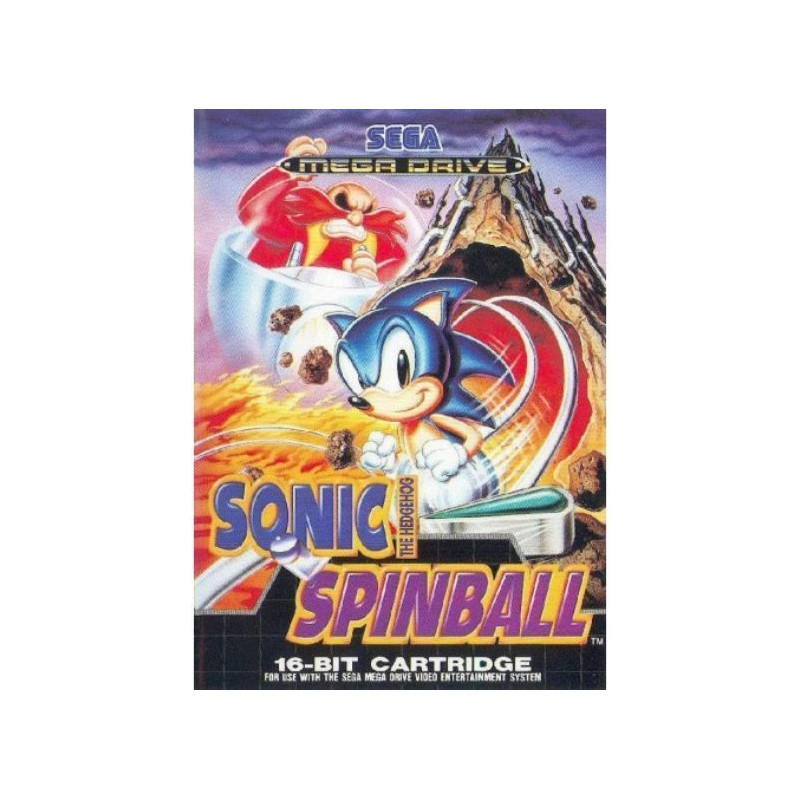 Sonic The Hedgehog Spinball - Mega Drive Sonic The Hedgehog Spinball - Mega Drive