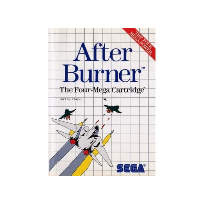 After Burner The Four Mega Cartridge - Master System