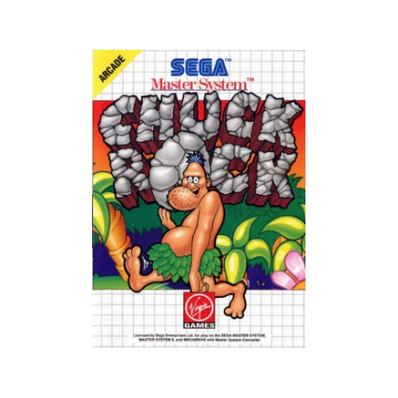 Chuck Rock - Master System Chuck Rock - Master System