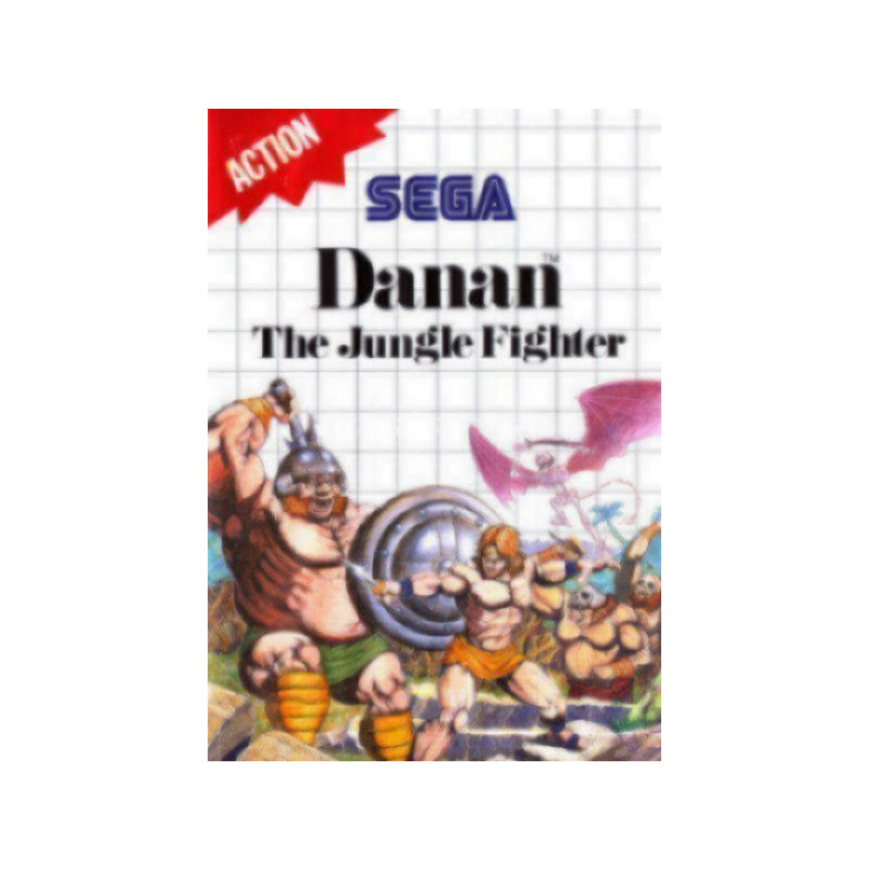 Danan The Jungle Fighter (sin manual)(caratula tocada) - Master System Danan The Jungle Fighter (sin manual)(caratula tocada) - Master System