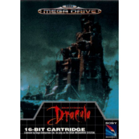 Dracula Bram Stoker's - (Portada manual rota) Mega Drive