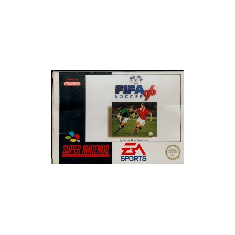 FIFA Soccer 96 Sin Manual - Sin Insert- SNES FIFA Soccer 96 Sin Manual - Sin Insert- SNES