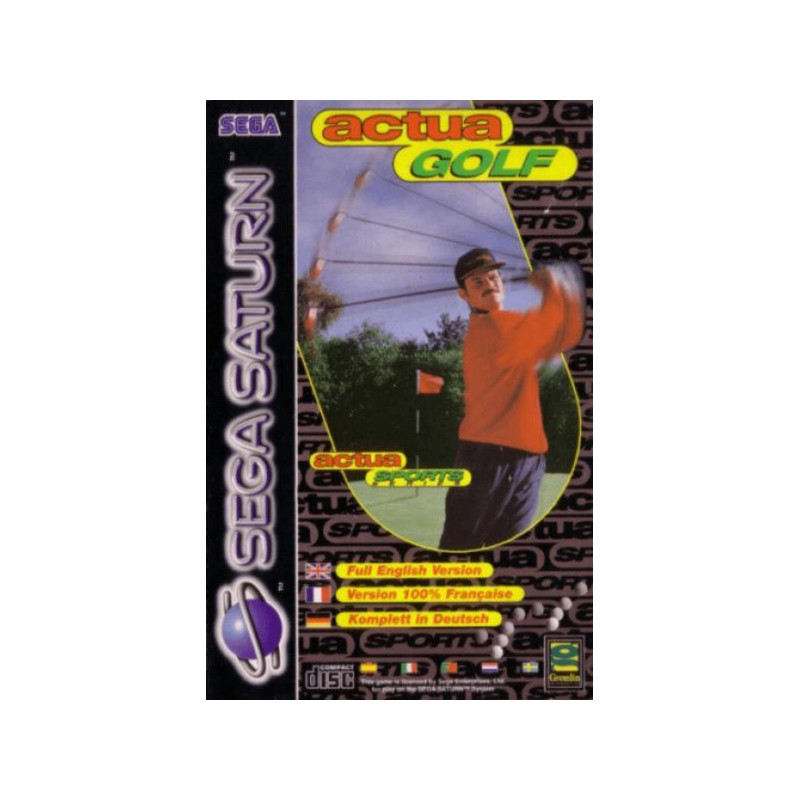 Actua Golf PAL - Sega Saturn