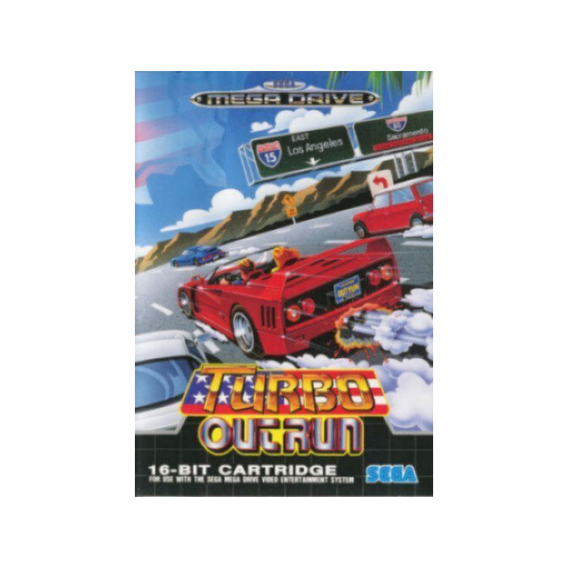 Turbo Outrun (sin manual) - Mega Drive Turbo Outrun (sin manual) - Mega Drive
