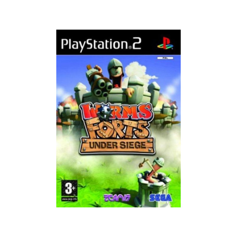 Worms Forts: Under Siege - PS2 Worms Forts: Under Siege - PS2