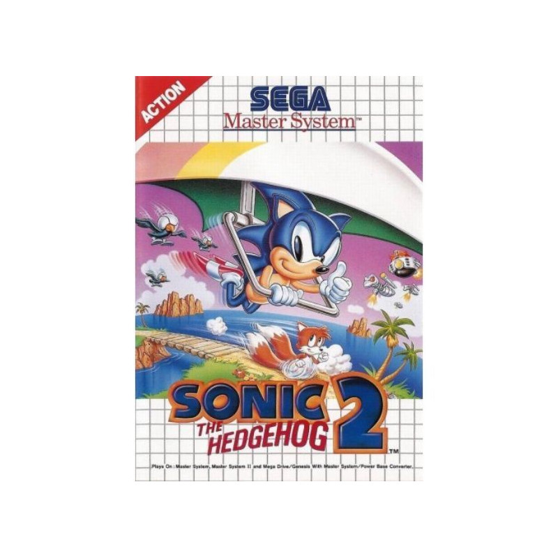 Sonic 2 The Hedgehog (sin manual, caja tocada) - Master System Sonic 2 The Hedgehog (sin manual, caja tocada) - Master System