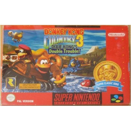 Videojuego Donkey Kong Country 3 Dixie Kong's Double Trouble para Super Nintendo