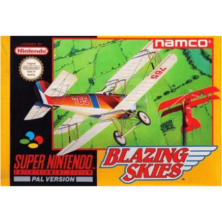 Videojuego Blazing Skies para Super Nintendo - RetroPlayZone