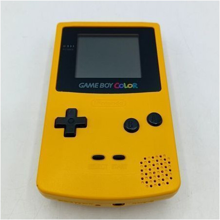 Consola Game Boy Color Amarilla (sin caja) (sin tapa)
