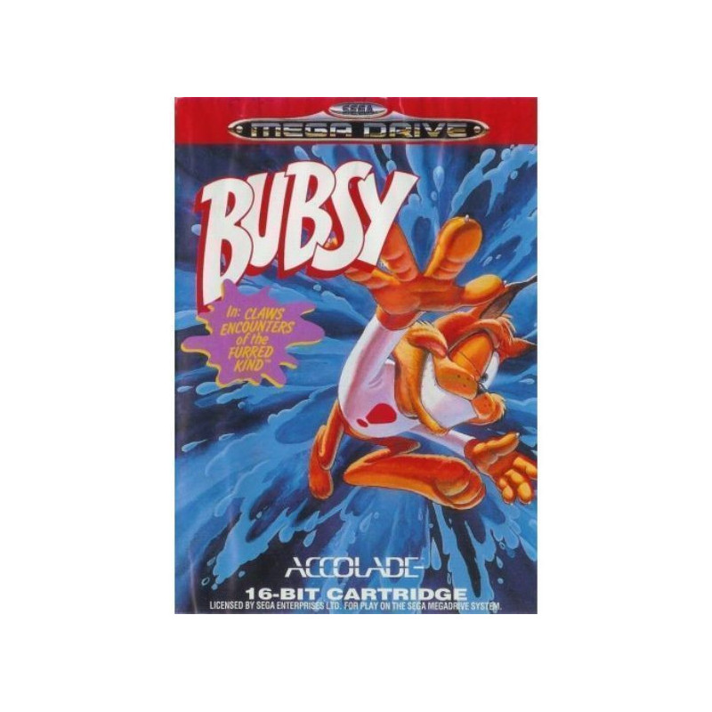 Bubsy In claws encounters Furred Kind (sin manual) - Mega Drive Bubsy In claws encounters Furred Kind (sin manual) - Mega Drive
