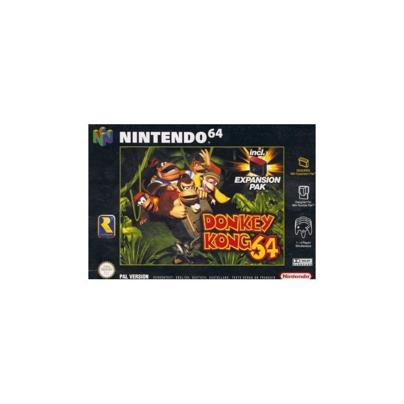 Donkey Kong 64 (con Expansion Pak) - N64