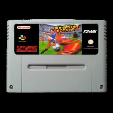 International Superstar Soccer (pegatina descoloriida) (cartucho) - SNES