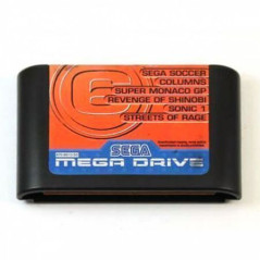 Mega Games 6 vol.3 Sega Soccer/Columns/Super Monaco GP/Revenge of Shinobi/Sonic/Street Ra(cartucho) 