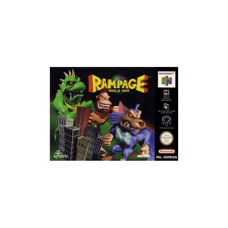 Rampage World Tour - N64 Rampage World Tour - N64