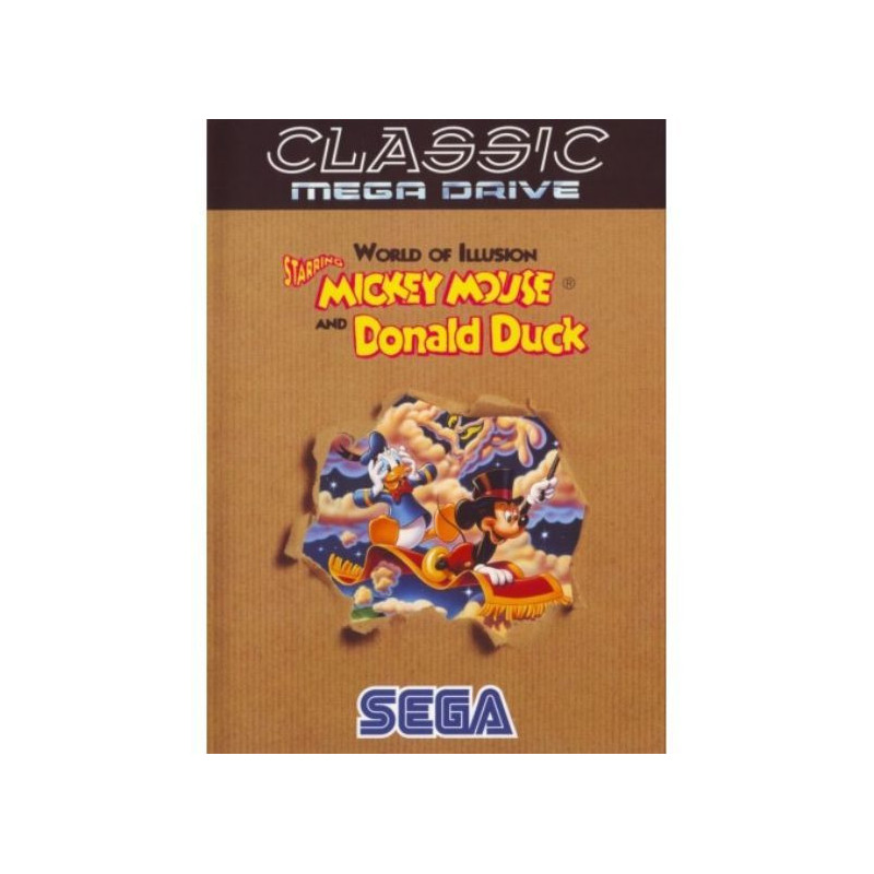 World of Illusion Starring Mickey Mouse & D. (Classic) - Mega Drive World of Illusion Starring Mickey Mouse & D. (Classic) - Mega Drive