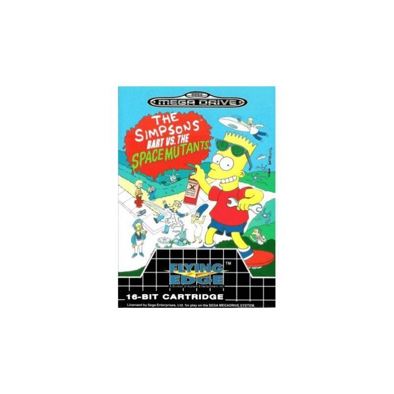 The Simpsons Bart vs The Space Mutants- Mega Drive
