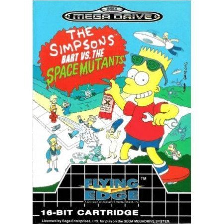 The Simpsons Bart vs The Space Mutants- Mega Drive