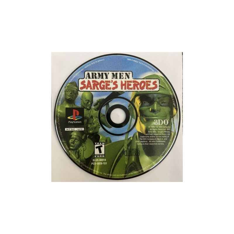 ARMY MEN Sarge's Heroes (sólo CD) - PS1