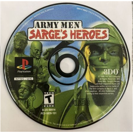 Videojuego ARMY MEN Sarge's Heroes para Playstation 1 | RetroPlayZone