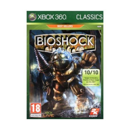 Videojuego Bioshock Best Selers para X-BOX 360 - RetroPlayZone
