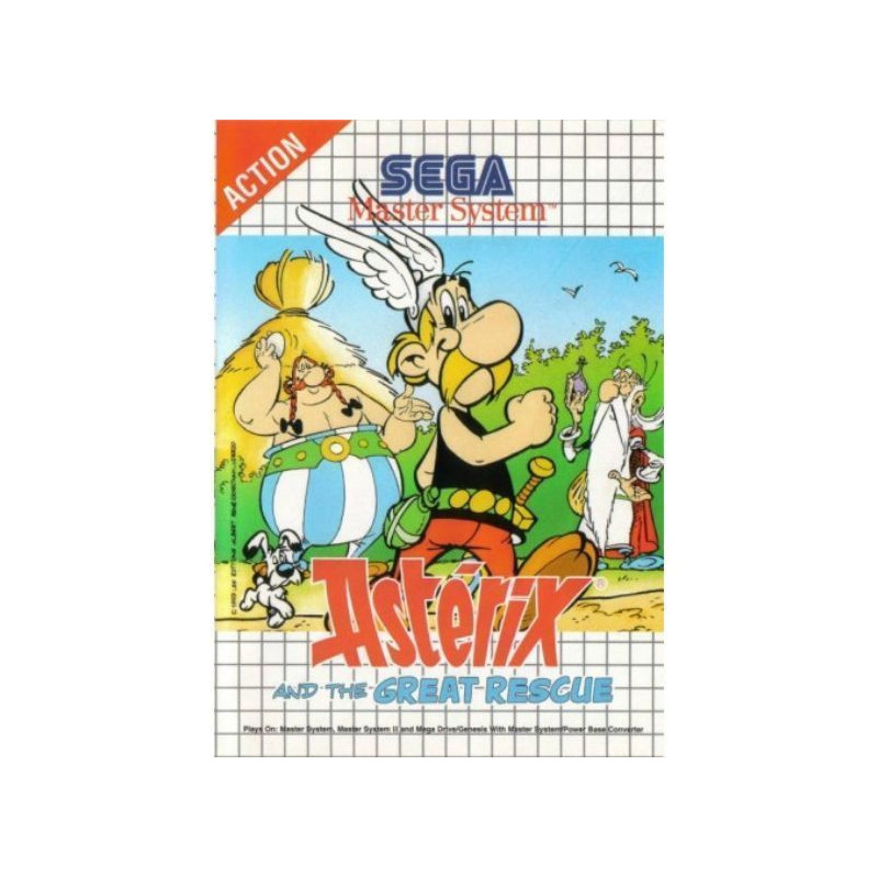 Asterix and The Great Rescue (sin manual) (portada rota) Master System Asterix and The Great Rescue (sin manual) (portada rota) Master System