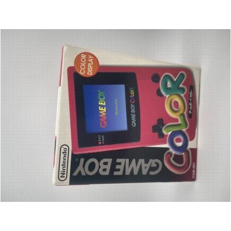 Consola Nintendo Game Boy Color roja (con caja y manual)
