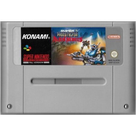 Super Probotector Alien Rebels (cartucho) (SP) - SNES
