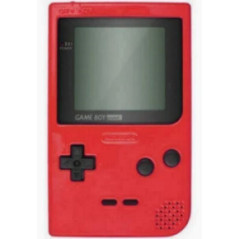 Consola Nintendo Game Boy Pocket (roja) (sin caja)