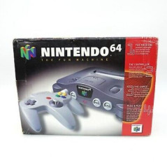 Consola Nintendo 64 negra (ESP) (con caja)