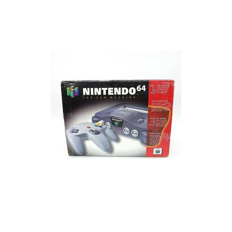 Consola Nintendo 64 negra (ESP) (con caja) Consola Nintendo 64 negra (ESP) (con caja)
