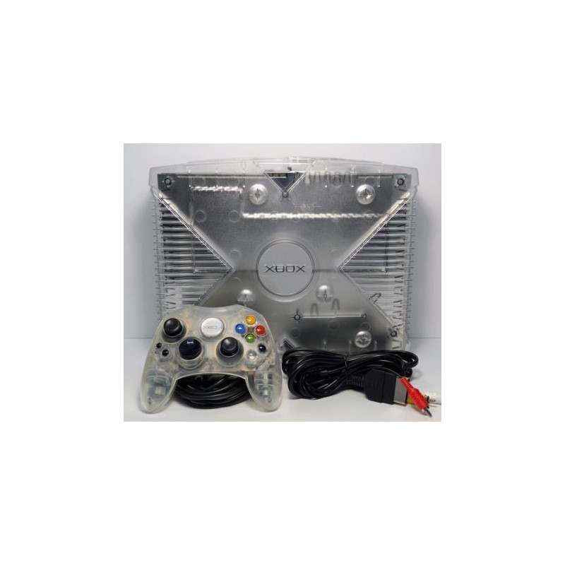 Consola Microsoft Xbox Clásica Ed.Crystal + mando (sin caja) Consola Microsoft Xbox Clásica Ed.Crystal + mando (sin caja)