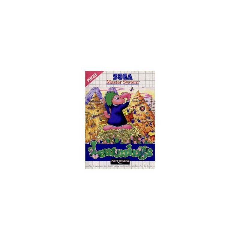 Lemmings (sin manual) - Master System Lemmings (sin manual) - Master System