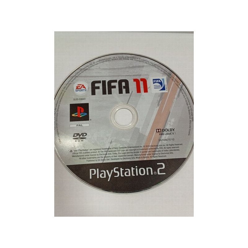 FIFA 11 (Sólo CD) PS2 FIFA 11 (Sólo CD) PS2