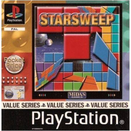 Videojuego Starsweep para Playstation 1 - Retrospección en Puzzles