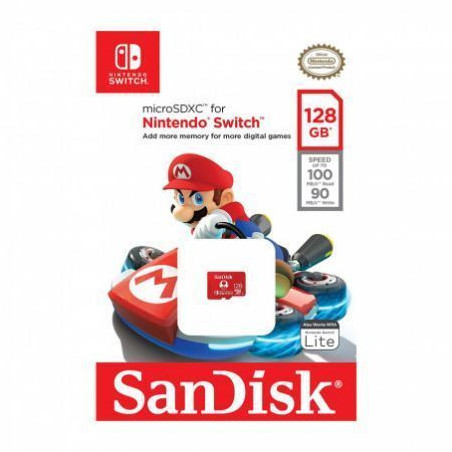 Tarjeta de memoria para Nintendo Switch SanDisk 128 GB microSDXC 