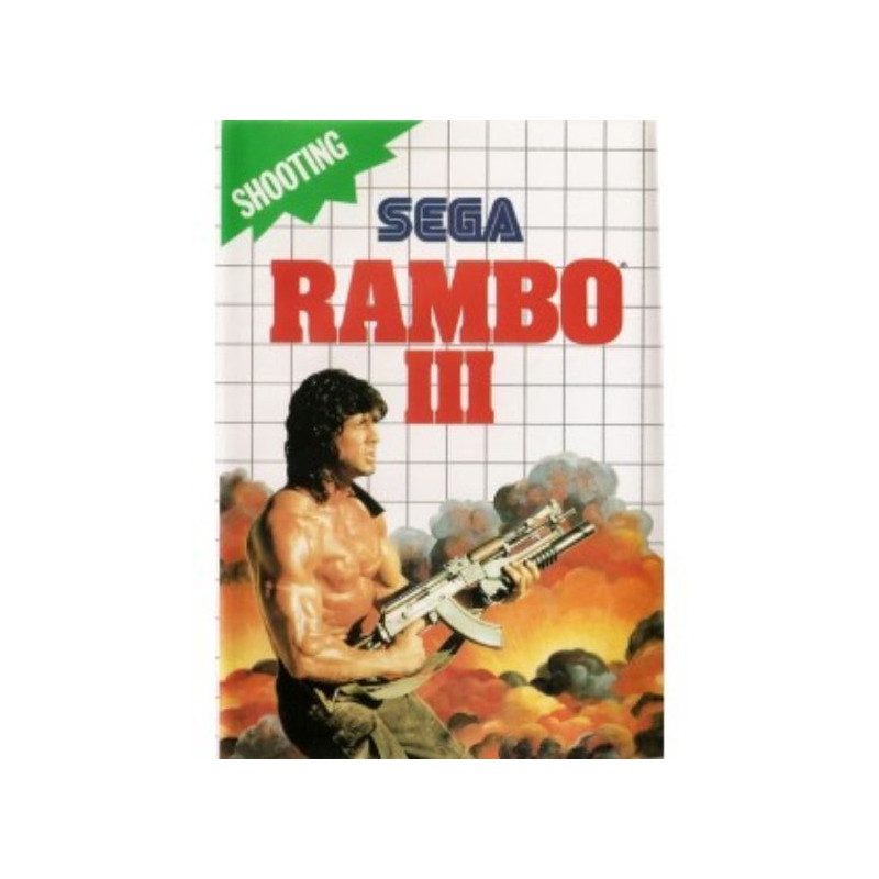 Rambo III (sin manual Master System Rambo III (sin manual Master System