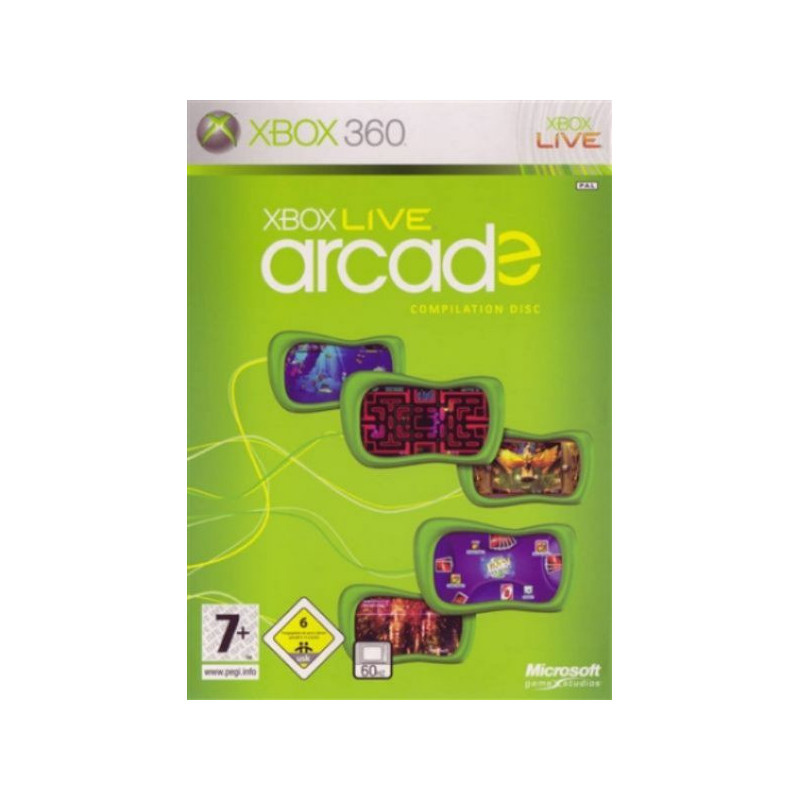 Xbox Live Arcade - Compilation Disc -Sin Manual - Xbox 360 Xbox Live Arcade - Compilation Disc -Sin Manual - Xbox 360