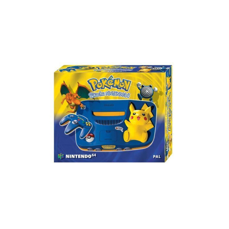Consola Nintendo 64 Ed.Pikachu N64 (con caja)