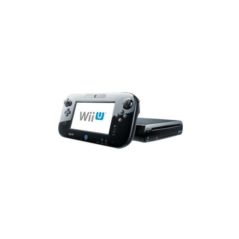 Consola Nintendo Wii U (negra) + 1 mando (sin caja)